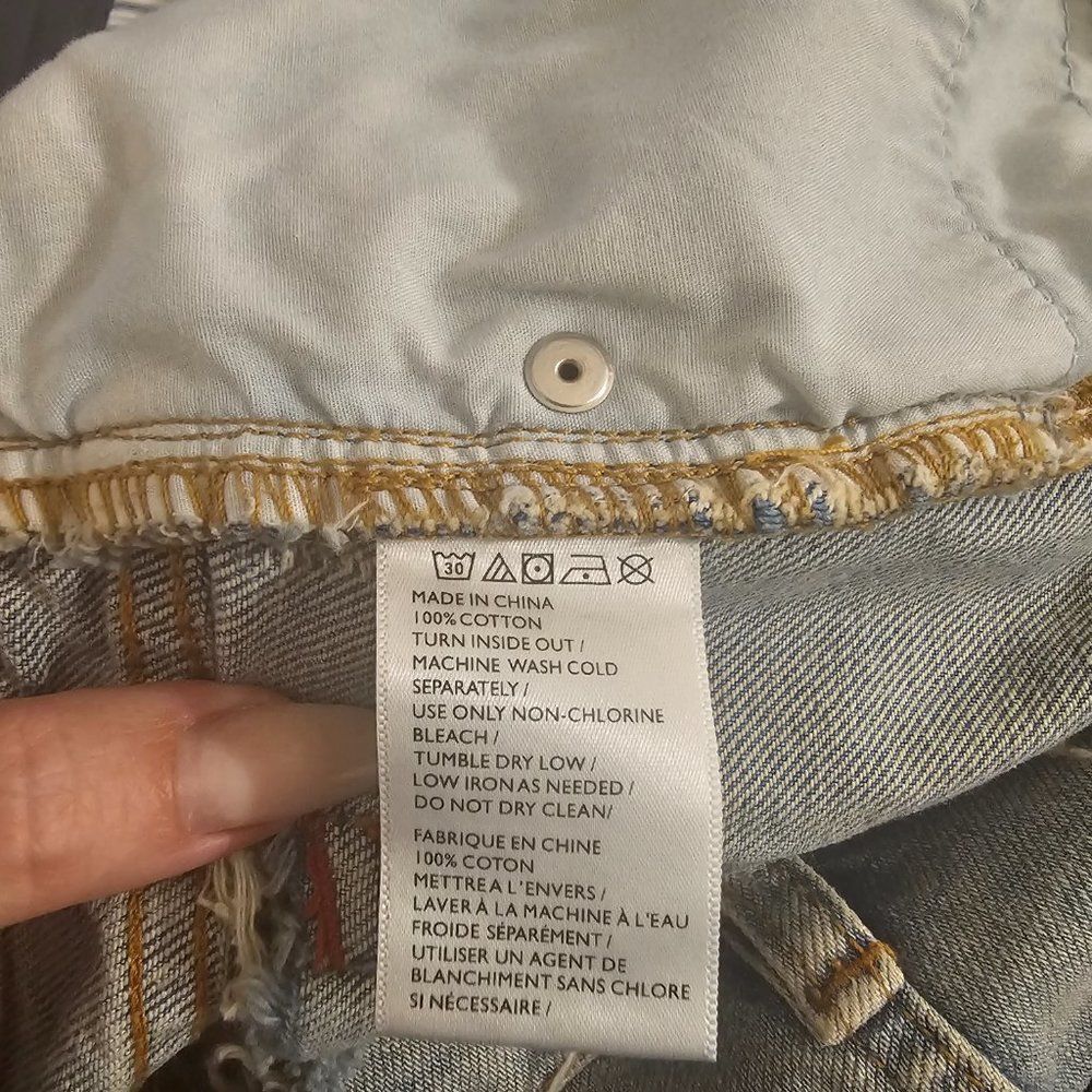 BDG Patchwork Denim Cut Off Shorts - Picture 5 of 7
